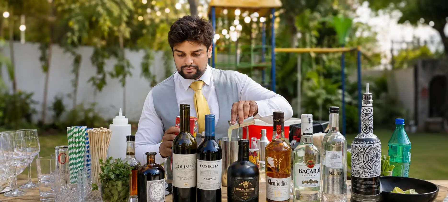 Bartender amod yadav work in behind the bar best bar tender in delhi form Bartenders4u